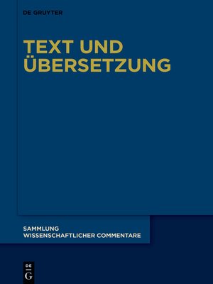 cover image of Text und Übersetzung